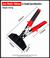 Hand Seamers Sheet Metal Tools 150mm